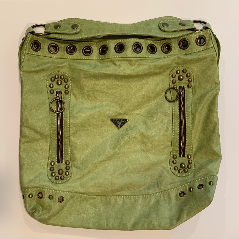 💚 Luxury Inspired Lime Olive Green Hobo Bag